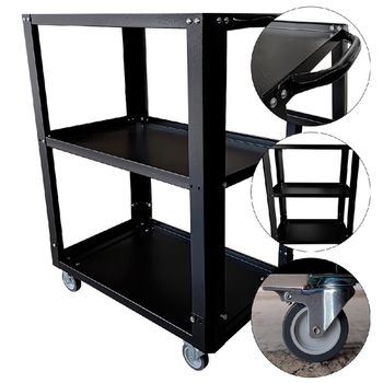 Carrinho Para Ferramentas Desmontável Preto (CD01) - Fercar - Ritec Máquinas e Ferramentas