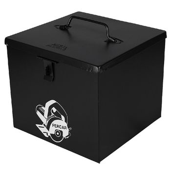 Caixa Baú de Metal Para Serra Mármore e Ferramentas Preta (12) - Fercar - Ritec Máquinas e Ferramentas