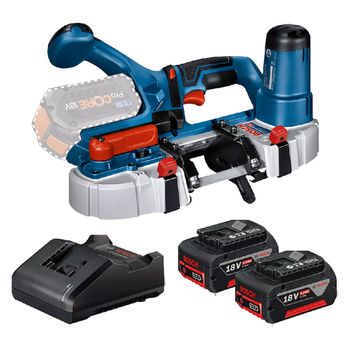 Serra De Fita 18V Sem Fio Com Carregador e 2 Baterias (GCB 18V-63) - Bosch - Ritec Máquinas e Ferramentas