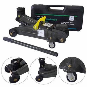 Macaco Hidráulico Tipo Jacaré 2T (LPK-2J) - Lapek - Ritec Máquinas e Ferramentas
