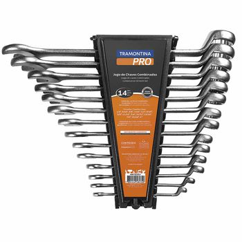 Jogo de Chaves Combinadas 14 Peças (44670/314) - Tramontina Pro - Ritec Máquinas e Ferramentas