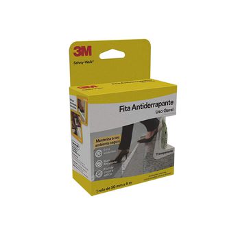 Fita Antiderrapante Transparente 50 mm x 5 m Safety-Walk - 3M - Ritec Máquinas e Ferramentas