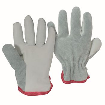 Luva Mista de Vaqueta e Raspa Tipo Petroleira Tamanho Único PPM 12 PROTEPLUS - Ritec Máquinas e Ferramentas