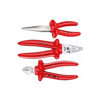 Jogo de Alicates Isolados VDE 091884 3 Peças - Gedore - Ritec Máquinas e Ferramentas