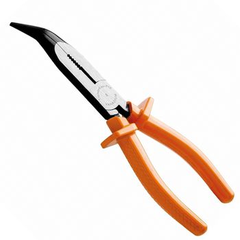 Alicate Meia Cana Bico Longo Curvo Isolado 1000V - 8'' (44004/180) - Tramontina Pro - Ritec Máquinas e Ferramentas