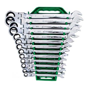 Jogo de Chaves Combinadas c/ Catraca Flexível 13 Pçs (5/16'' a 1'') - Belzer - Ritec Máquinas e Ferramentas