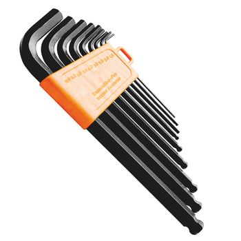 Jogo de Chaves Allen Hexagonal Abaulada 9 Peças (44460/209) - Tramontina Pro - Ritec Máquinas e Ferramentas