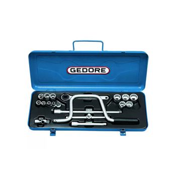 Jogo de Soquetes e Acessórios 3/8'' 19 Peças - GEDORE - Ritec Máquinas e Ferramentas