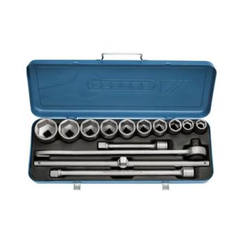 Jogo de Soquetes e Acessórios 3/4'' 22 à 50mm 14 Peças 017501 - Gedore - Ritec Máquinas e Ferramentas