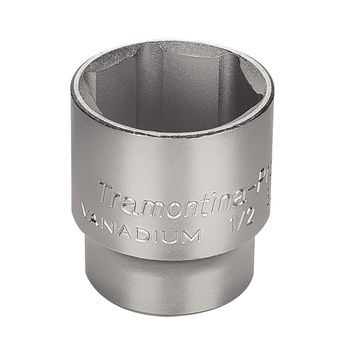 Soquete Sextavado em Aço Cromo Vanádio 32 mm - Encaixe 1/2'' - Tramontina Pro - Ritec Máquinas e Ferramentas