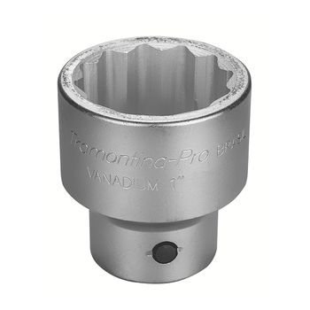 Soquete Estriado em Aço Cromo Vanádio 2.1/4'' - Encaixe 1'' - Tramontina Pro - Ritec Máquinas e Ferramentas