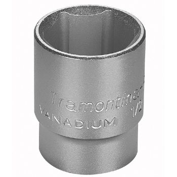 Soquete Sextavado em Aço Cromo Vanádio 28 mm - Encaixe 1/2'' - Tramontina Pro - Ritec Máquinas e Ferramentas