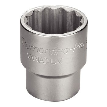 Soquete Estriado em Aço Cromo Vanádio 36 mm - Encaixe 3/4'' - Tramontina Pro - Ritec Máquinas e Ferramentas