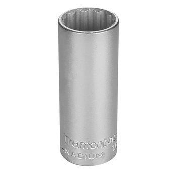 Soquete Estriado Longo 1/2'' x 22mm (44829/122) - Tramontina Pro - Ritec Máquinas e Ferramentas