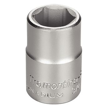 Soquete Sextavado em Aço Cromo Vanádio 21 mm - Encaixe 3/4'' - Tramontina Pro - Ritec Máquinas e Ferramentas