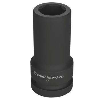 Soquete de Impacto Sextavado Longo 1'' x 30mm (44932/030) - Tramontina Pro - Ritec Máquinas e Ferramentas