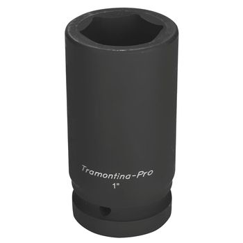 Soquete de Impacto Sextavado Longo 1'' x 34mm (44932/034) - Tramontina Pro - Ritec Máquinas e Ferramentas