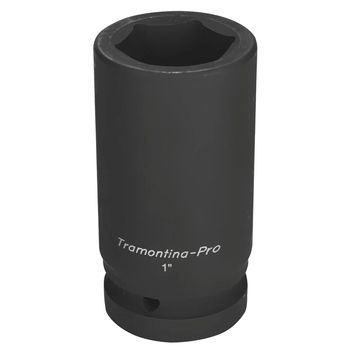 Soquete de Impacto Sextavado Longo 1'' x 38mm (44932/038) - Tramontina Pro - Ritec Máquinas e Ferramentas