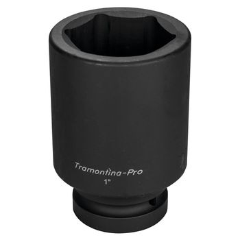 Soquete de Impacto Sextavado Longo 1'' x 60mm (44932/060) - Tramontina Pro - Ritec Máquinas e Ferramentas