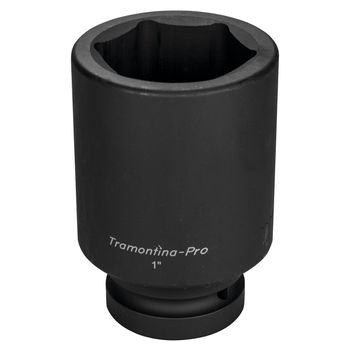Soquete de Impacto Sextavado Longo 1'' x 65mm (44932/065) - Tramontina Pro - Ritec Máquinas e Ferramentas
