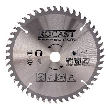 Serra Circular Com Pastilha MD Para Madeira 7.1/4'' x 48D (35,0003) - Rocast - Ritec Máquinas e Ferramentas