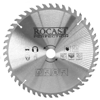 Serra Circular Pastilha Metal Duro Madeira MD 16pol x 48 dentes 35,0020 ROCAST - Ritec Máquinas e Ferramentas