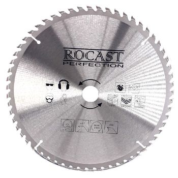 Serra Circular Pastilha Metal Duro Madeira MD 16pol x 60 dentes 35,0021 ROCAST - Ritec Máquinas e Ferramentas