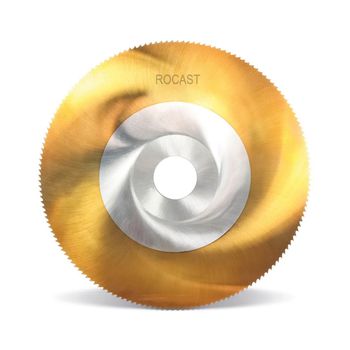 Serra Circular Tratamento em Titânio Aço Rápido 125 x 2,5mm - ROCAST - Ritec Máquinas e Ferramentas
