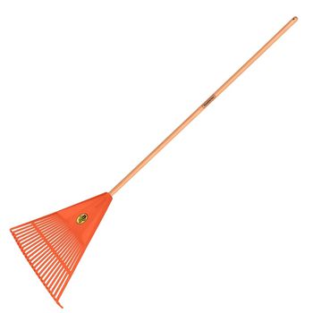 Vassoura Plástica Laranja 22 Dentes com Cabo de Madeira 120cm (77850/721) - Tramontina - Ritec Máquinas e Ferramentas