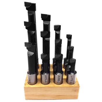 Jogo de Ferramentas para Cabeçote Broqueador 12 peças cabeçote75mm 74,0002 NOLL - Ritec Máquinas e Ferramentas