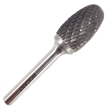 Lima Rotativa Oval em Metal Duro MD 16,00mm 45,0063 ROCAST - Ritec Máquinas e Ferramentas