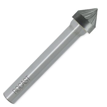 Lima Rotativa Cônica 60° Para Alumínio 6mm (45,0119) - Rocast - Ritec Máquinas e Ferramentas