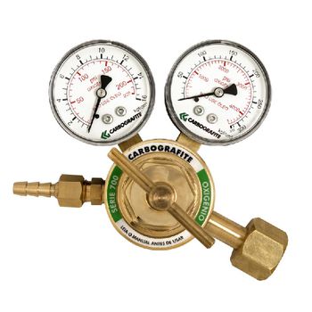 Regulador de Pressão Série 700 p/ Cilindro Oxigênio - 010403010 - Carbografite - Ritec Máquinas e Ferramentas