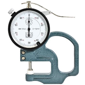 Medidor de Espessura Analógico 0 à 10mm - ZAAS - Ritec Máquinas e Ferramentas