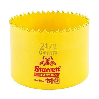 Serra Copo Fast Cut 64 - 2.1/2'' (FCH0212-G) - Starrett - Ritec Máquinas e Ferramentas