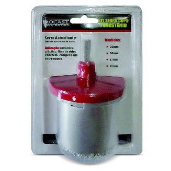 Kit Serra Copo Tungstênio 6 peças 33 a 73mm 97,0006 ROCAST - Ritec Máquinas e Ferramentas