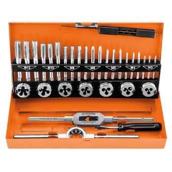 Jogo de Machos e Cossinetes 32 Peças (44080/432) - Tramontina Pro - Ritec Máquinas e Ferramentas