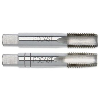 Jogo de Macho Manual HSS - BSW 1/12'' - 12FPP DIN351 Com 2 Peças (22,0111) - Rocast - Ritec Máquinas e Ferramentas