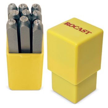 Jogo de Punção Numérico 9 peças 3,00mm 60,0004 ROCAST - Ritec Máquinas e Ferramentas