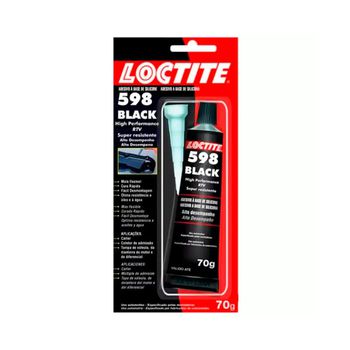 Silicone Alta Temperatura Não Corrosivo 598 Black 70g - Loctite - Ritec Máquinas e Ferramentas