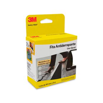 Fita Antiderrapante Preta 50 mm x 5 m Safety-Walk - 3M - Ritec Máquinas e Ferramentas