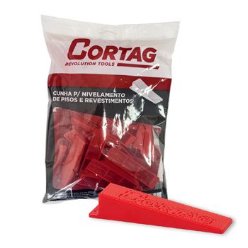 Cunha Para Nivelamento de Pisos Com 50 Unidades TRADICIONAL (60694) - Cortag - Ritec Máquinas e Ferramentas