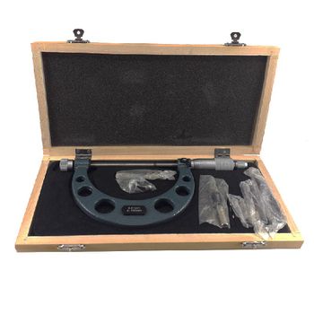 Micrômetro Externo Analógico 4 Batentes Intercambiáveis 0 a 100mm 2,0013 ZAAS - Ritec Máquinas e Ferramentas