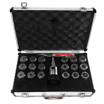 Jogo de Pinças ISO 20 peças Padrão ER40 3a25mm Cone Mandril ISO30 38,0003 ROCAST - Ritec Máquinas e Ferramentas