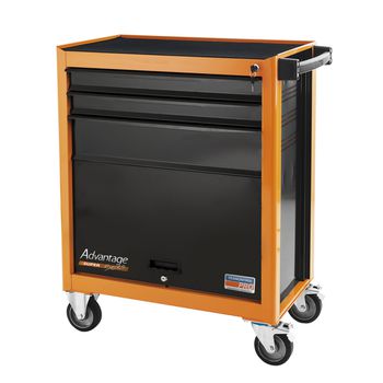 Carro p/ Ferramentas 3 Gavetas e 1 Porta Laranja - Tramontina PRO - Ritec Máquinas e Ferramentas