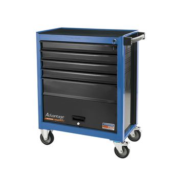 Carro p/ Ferramentas 5 Gavetas e 1 Porta Azul - Tramontina PRO - Ritec Máquinas e Ferramentas