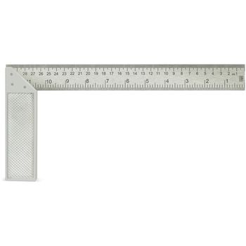 Esquadro Cabo de Alumínio 10'' - 250mm Standart (80,0001) - Zaas - Ritec Máquinas e Ferramentas