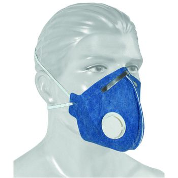 Máscara Respiratória Descartável PFF1 Com Válvula PPR 06 PROTEPLUS - Ritec Máquinas e Ferramentas