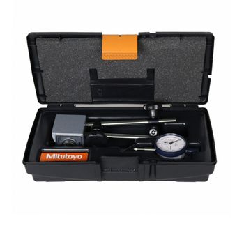 Kit de Instrumentos D – Base Magnética (7010SN) e Relógio Comparador (2046S) - KIT D - Mitutoyo - Ritec Máquinas e Ferramentas