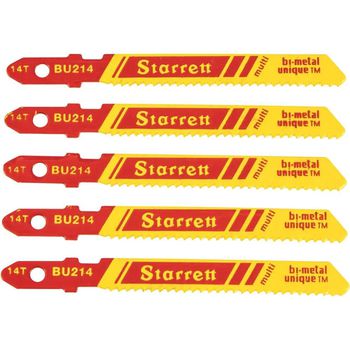 Lâmina De Serra Tico Tico 50mm 14 Dentes Com 5 Unidades (BU214) - Starrett - Ritec Máquinas e Ferramentas